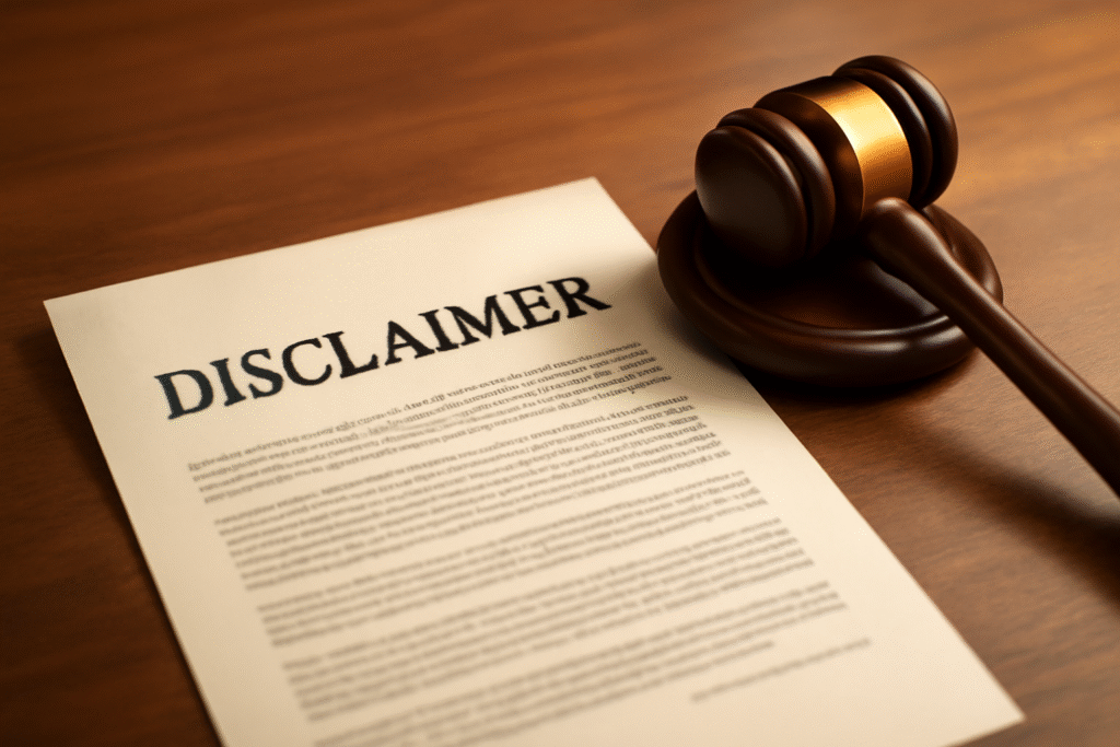Disclaimer